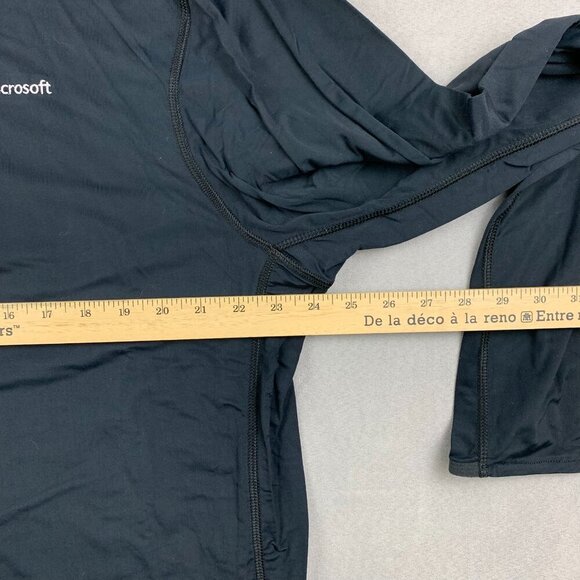 Greyson Mens Tate Mockneck Quarter-Zip XL Black Pullover Long Sleeve Performance - Picture 6 of 10